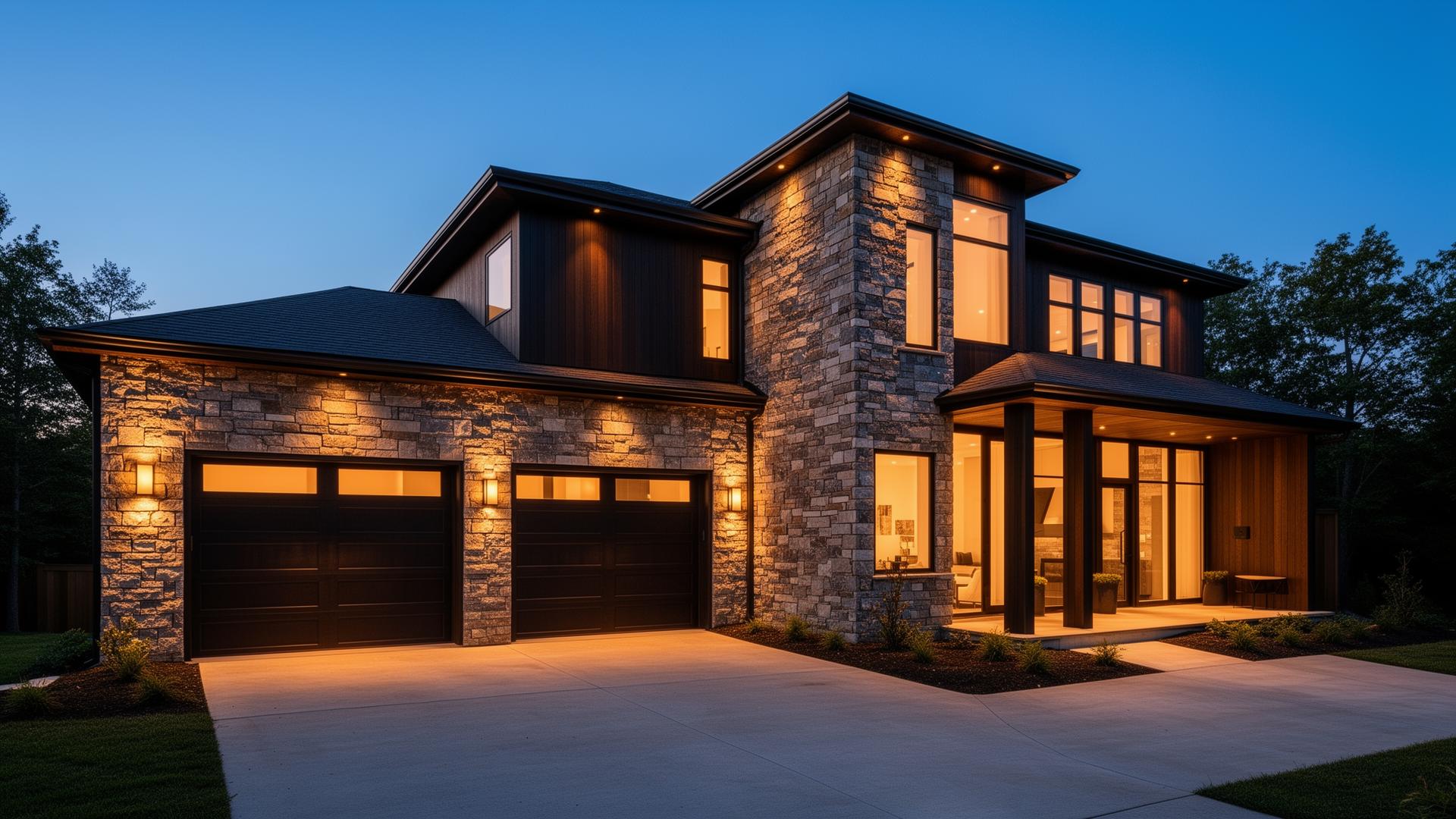 Stone & Timber Custom Home